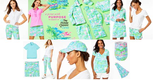 A look at Lilly Pulitzer's collaborative men's golf collection